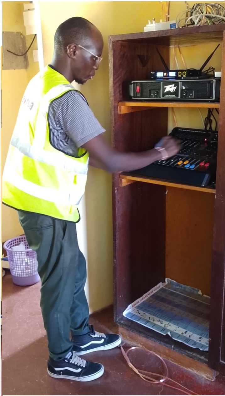 Sound systems;- Church Installation