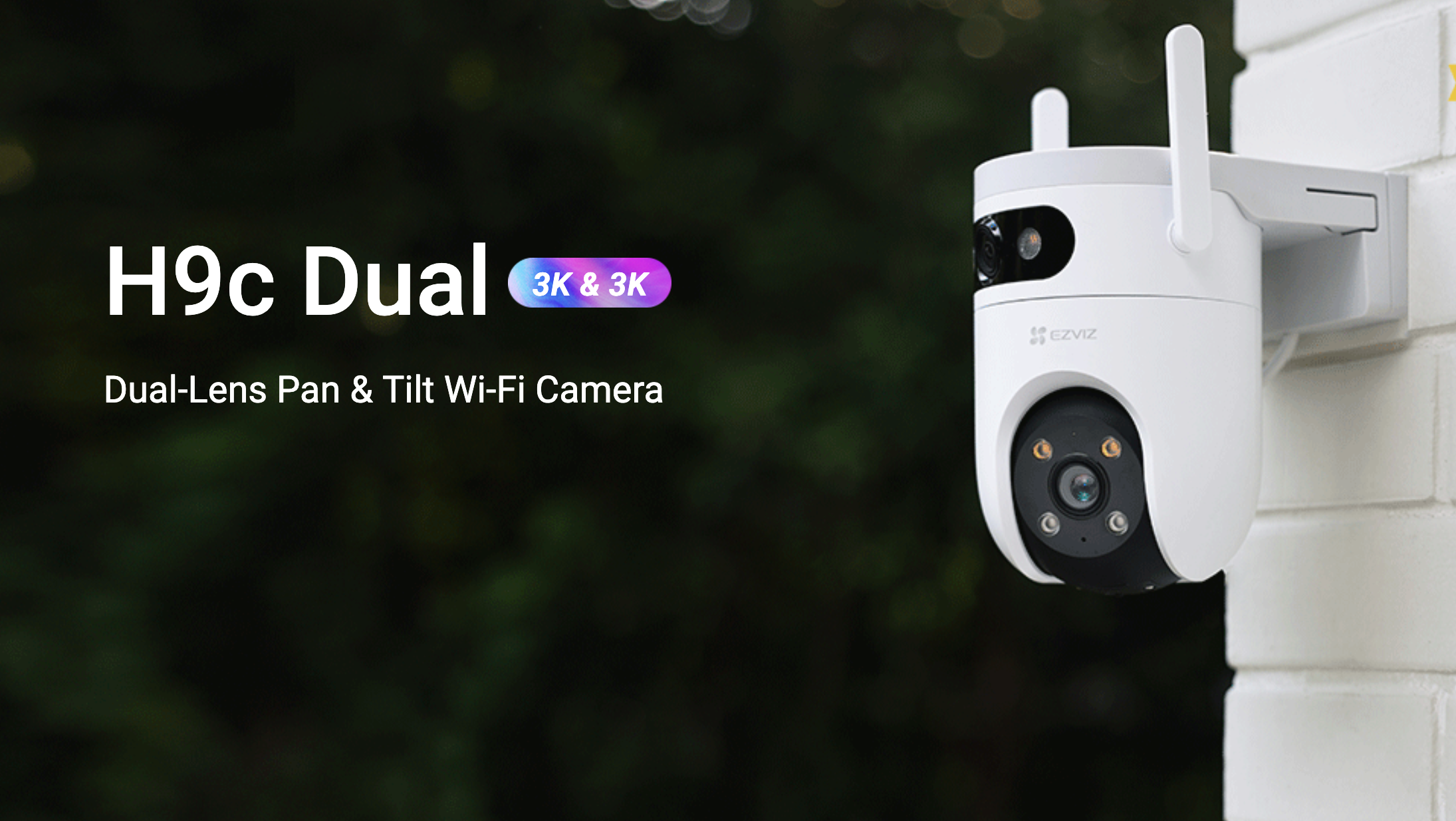 Ezviz H9c Dual 3K Dual Lens Pan and Tilt Wi Fi Camera