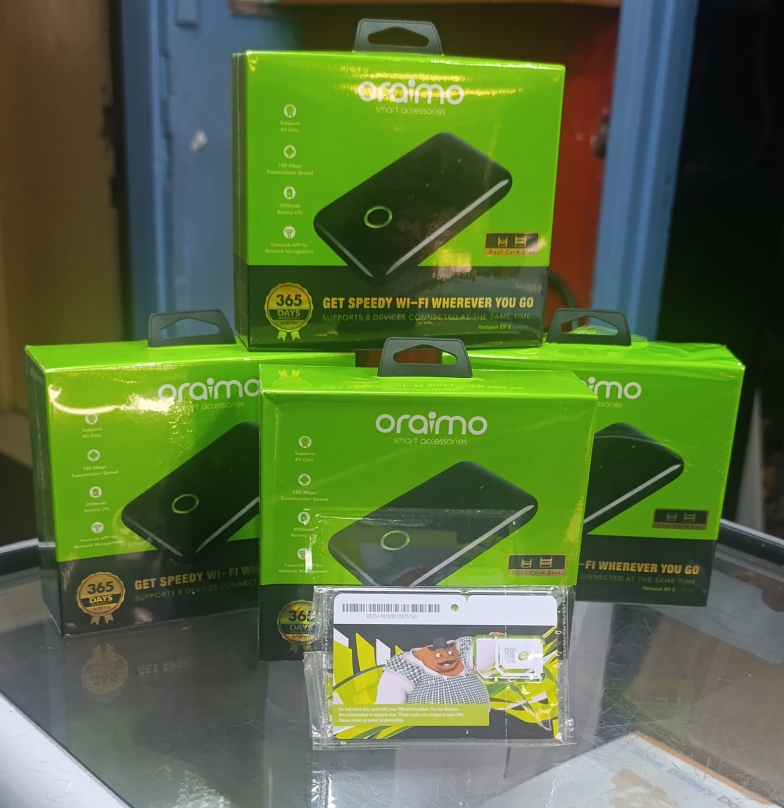 Oraimo High Speed Portable 4G Mobile Wi-Fi (MIFI)